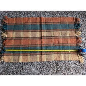 Woven Fall Table Runner With Fringe Edge 29x19